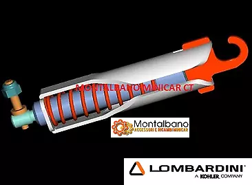 Molla aumento dei giri ORIGINALE LOMBARDINI (3750g/min) focs ldw502 minicar