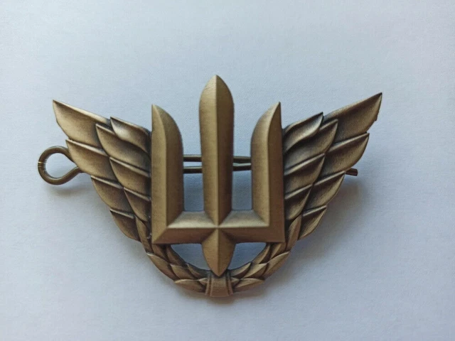 Insigne De Béret Militaire Ukraine – Forces Médicales – Métal – Neuf