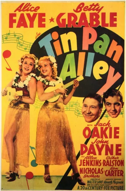 Tin Pan Alley DVD - Alice Faye Betty Grable dir. Lang Vintage Musical 1940
