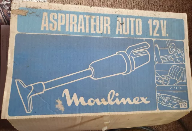 Vintage Moulinex Aspirateur No.1 Auto Vacuum Cleaner 12 Volt Autostaubsauger
