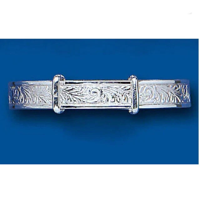 Bracelet Argent Massif 925 - 32 Grammes Style Ethnique - Motifs Gravés - Modèle W1304
