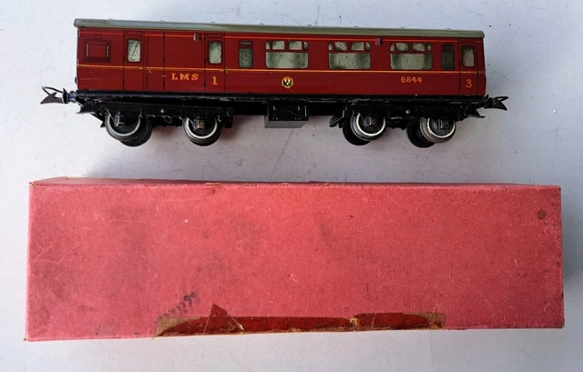Hornby Caboose Série O - RS 687 Voiture NYC 2528 Meccano, époque 3