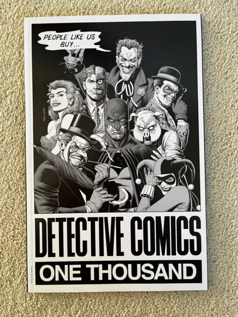 Batman Detective Comics #1000 (2019) Forbidden Planet Variant Brian Bolland B&W