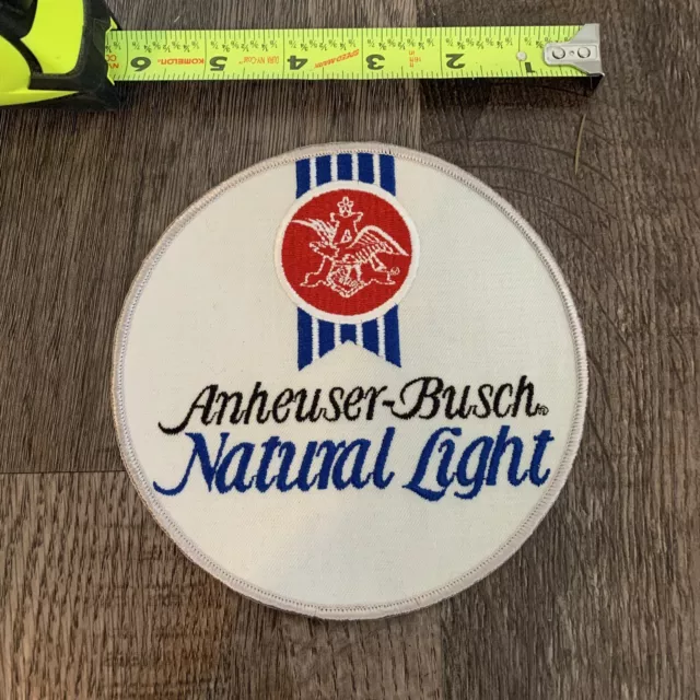 Vintage Natural Light Patch - 6” - Natural Light, Anheuser-Busch, Natty Light