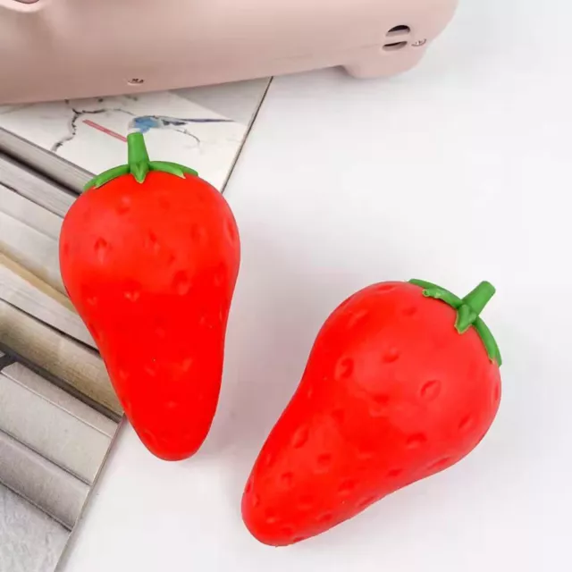 Homework Rewards Strawberry Carrot Stationery Supplies Fruit Shape Eraser