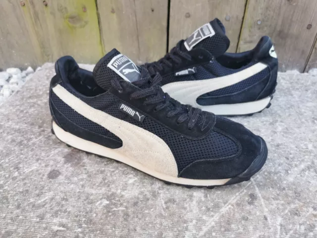 MENS PUMA BLACK Easy Rider fast rider Trainers UK 8 24.00 PicClick UK