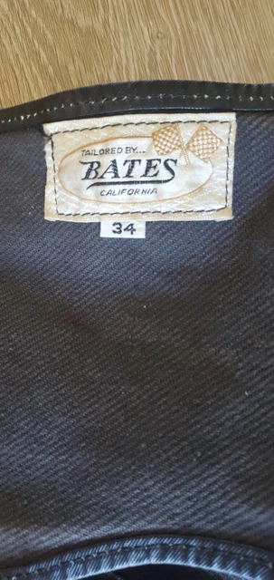 Bates vintage motorcycle kidney belt leather