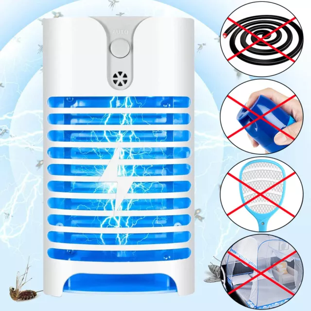 Plug In Electric Mosquito Killer Lamp UV Insect Fly Pest Bug Zapper Catcher Trap