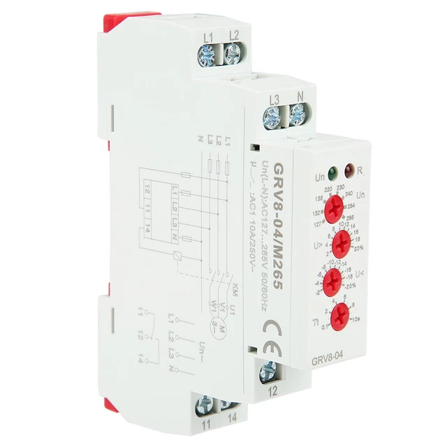 3-PHASE VOLTAGE MONITORING Relay Phase Sequence Phase Failure ...