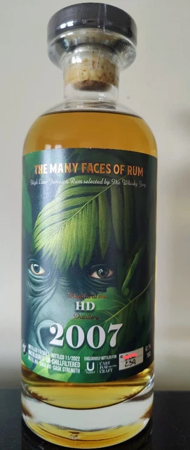 HAMPDEN 2007 WHISKY JURY  70cl 62.3%  FACES OF RUM