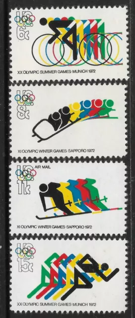 USA 1972 OLYMPIC GAMES 4v MNH