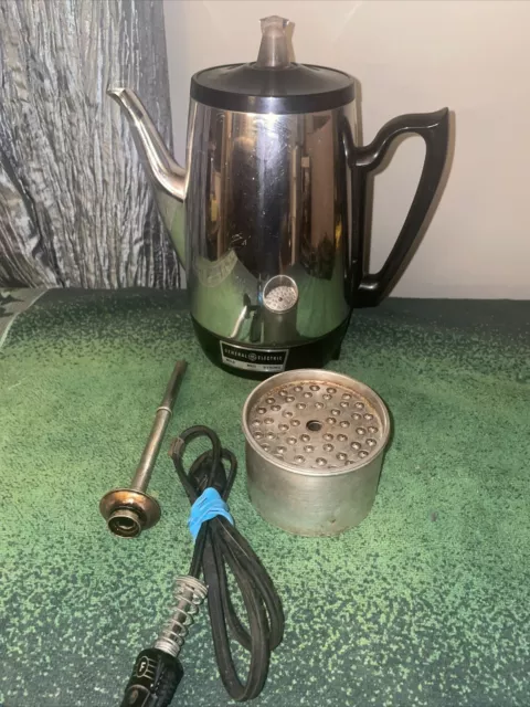 Sold NOS VINTAGE ROBESON 8 CUP AUTOMATIC COFFEE MAKER PERCOLATOR