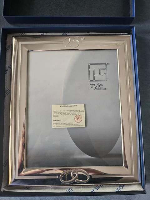 Cornice Per 3 Foto DALABA Argento - Foto 6