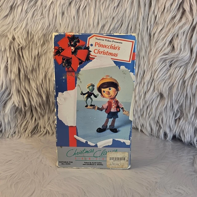 PINOCCHIO'S CHRISTMAS VHS 1985 Animated Holiday Classic Vestron Video £ ...