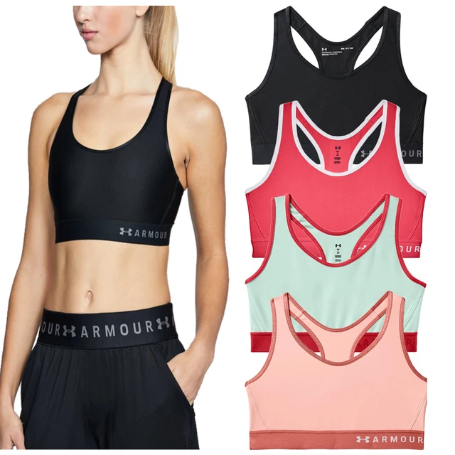 Under Armour Donna Mid Impatto Serratura SPORTS Reggiseno Ua Gym Training Top
