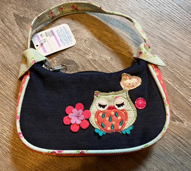 Nwts Girls Clairs Club Mini Owl Purse