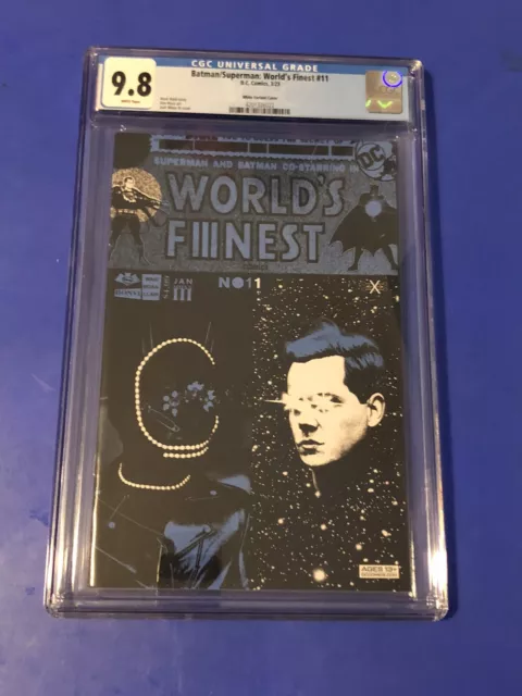 Batman Superman Worlds Finest 11 CGC 9.8 1ST PRINT Jack White Variant Comic 2023