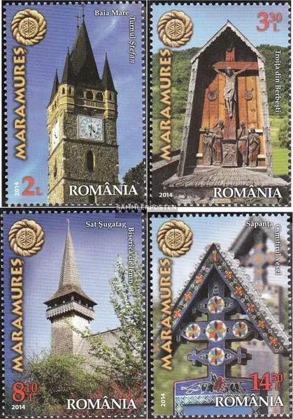 Rumänien 6832-6835 (kompl.Ausg.) postfrisch 2014 Entdecke Rumanien