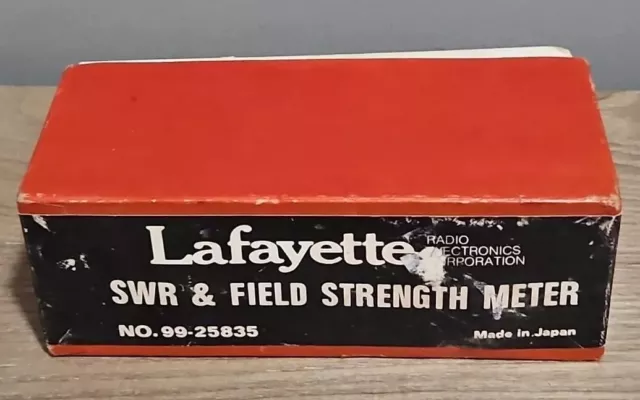 SWR  & Field Strength Meter Lafayette 99-25835 w Box