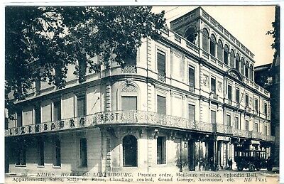 France Nimes - Hotel du Luxembourg old postcard