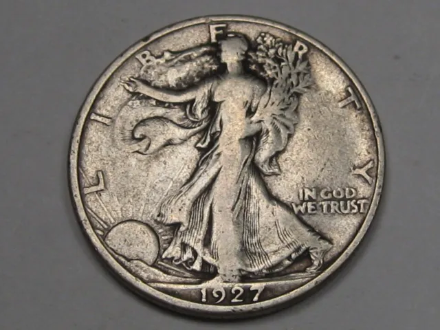 1927-S Walking LIBERTY Half Dollar. #55