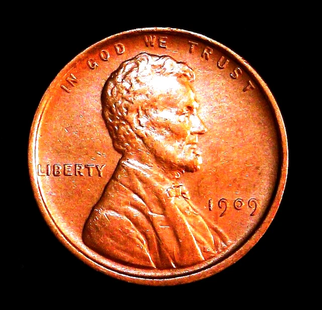 1909 P Bu Lincoln Wheat Cent A Perfect Uncirculated Brilliant Full Red Cent #A11