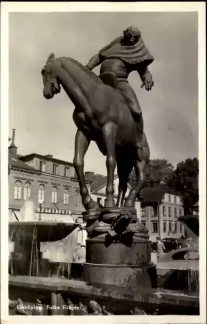 LINKÖPING Östergötlands län Sverige Brefkort Folke Filbyter Denkmal Schweden