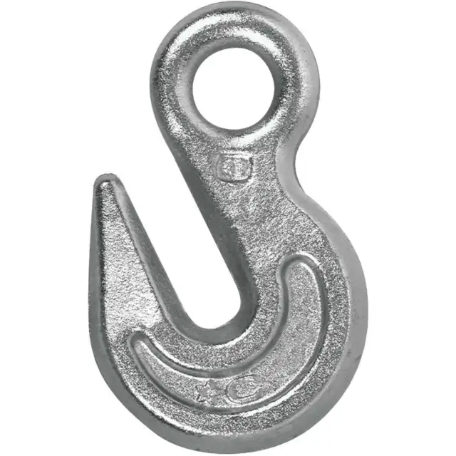 Campbell 1/4 In. Grade 43 Eye Grab Hook T9001424 Pack of 10 Campbell T9001424