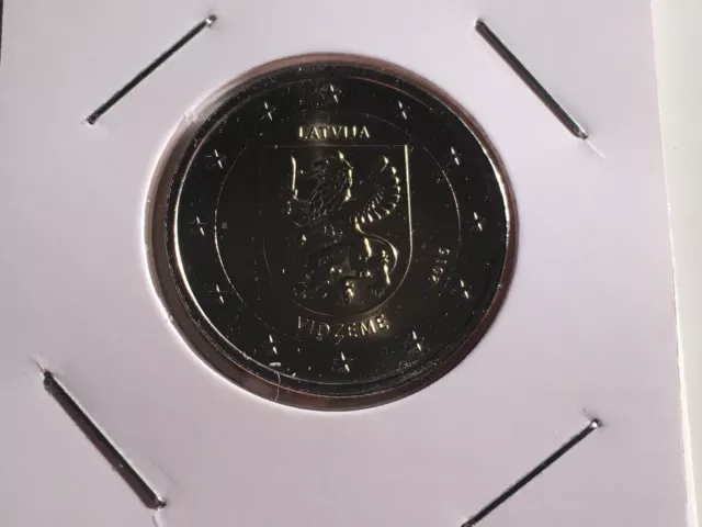 2 Euro Lettonie 2016 Region Vizdeme Commemorative Neuve