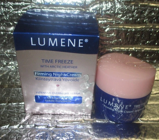 Lumene Time Freeze Firming Night Cream ARTIC HEATHER 1.7 oz SEALED