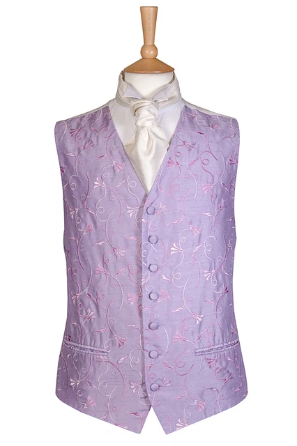 Abito Da Sposa Rosa Lilac Swirl Roma Gilet Tutte Le Taglie £10 Cappotto In Vita