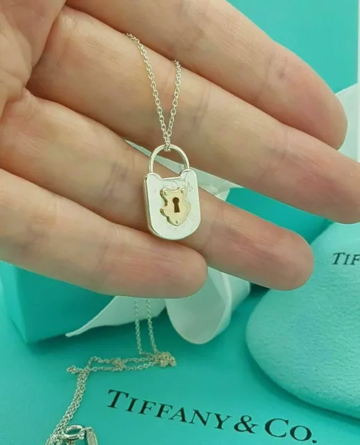 Tiffany & on sale co lock necklace