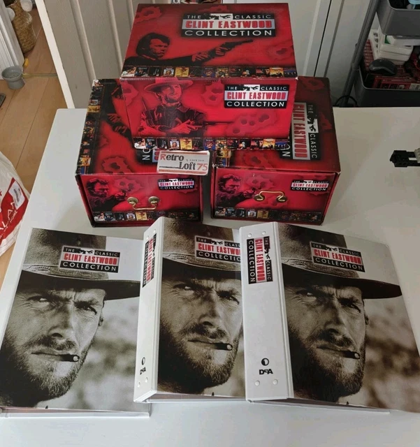 THE CLASSIC CLINT Eastwood DeAgostini DVD Collection.Complete 52 Discs ...