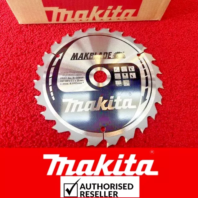 Genuine Makita Twin 18v Brushless Mitre Saw Blade 190x20 x24T For  DLS714NZ