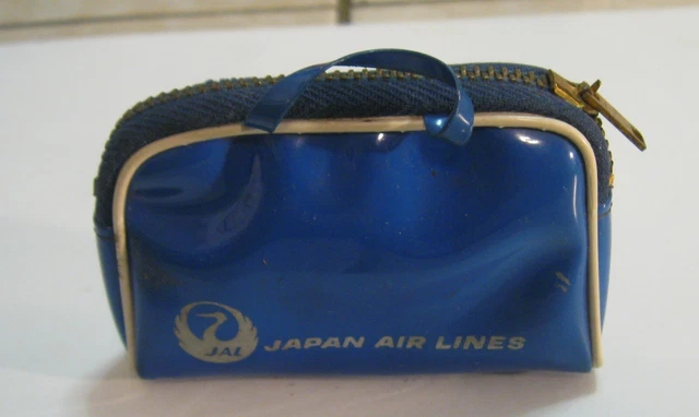 1960s EARLY VINTAGE JAPAN AIRLINES MINIATURE TRAVEL SUITCASE SOUVENIR GIFT RARE 1960s EARLY VINTAGE JAPAN AIRLINES MINIATURE TRAVEL SUITCASE SOUVENIR GIFT RARE
