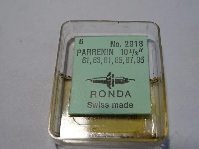 Axe De Balancier RONDA Pour Montre RECORD 18 37 - 38 – Pièce Horlogerie Neuve