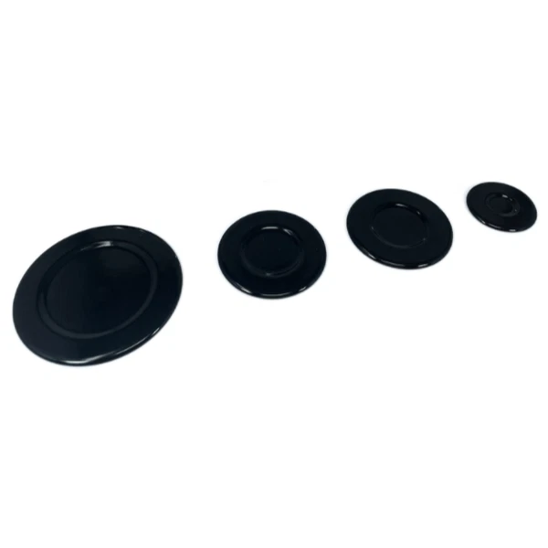 Bompani Kit 4 Bruciatori Sabaf Completi Con Piattelli Spartifiamma – Per Piano Cottura 4 Fuochi, Made In Italy KIT00240