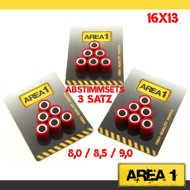 Galets Variateur 20x17mm 10g - 6 Rouleaux Pour Runner DNA, Liberty, Jet Force, Sym