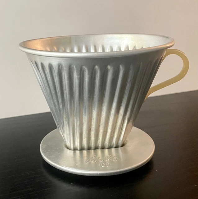 Filtre Melitta Aluminium 102 4 trous Kaffeefilter  Vintage