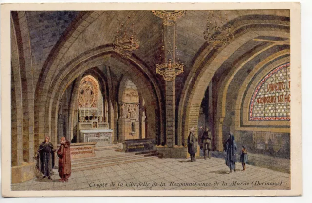 DORMANS - Marne - CPA 51 - Crypt of the Chapel of Reconnaissance of Marne