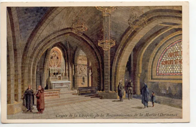 DORMANS - Marne - CPA 51 - Crypte de la chapelle de la reconnaissance de Marne