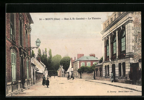 CPA Mouy, Rue J. D. Cassini, The Theatre