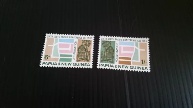 Papua New Guinea  1965 Sg 77-78 6Th South Pacific Conf.  Mnh