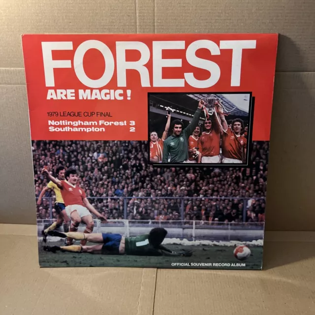 Forest Are Magic 1979 League Cup Final Recorded Matchplay 12'' Album HF5