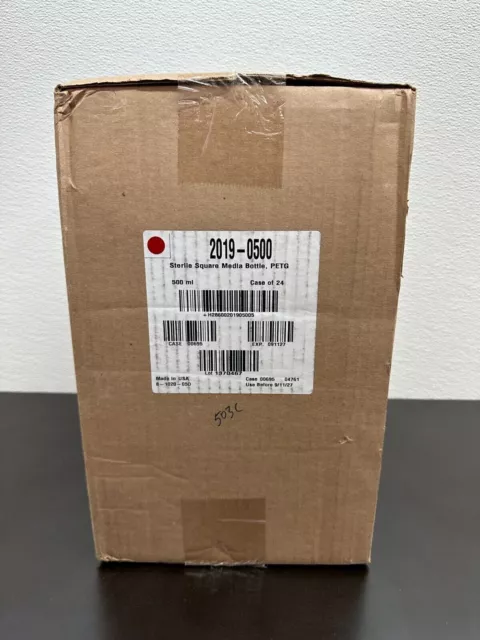 Thermo Fisher Scien. Cat No 2019-0500 Sterile Square Media Bottle PETG 500 mL