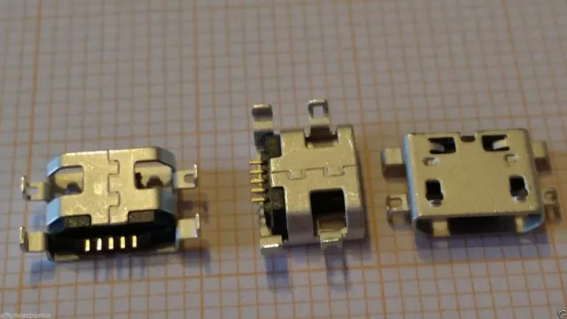 2 Pièces Connecteur 5PIN Dock Recharge Entrée Microusb Charge X Lenovo Yoga 2
