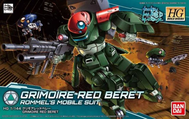 Gundam 1/144 HG Build Divers #003 Grimoire Red Beret Model Kit US IN STOCK