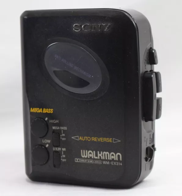 Sony Walkman WM-EX314 Mega Bass auto reverse Prop Retro Vintage