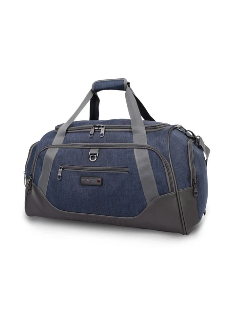 SwissTech Excursion 24" Travel Duffel Bag Blue Adventure Water Resistant Bottom
