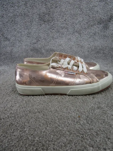 Superga Shoes Womens Size 9.5 Pink Camo Sneaker Lace Up